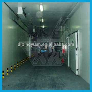 Blast freezer for meat, cold room