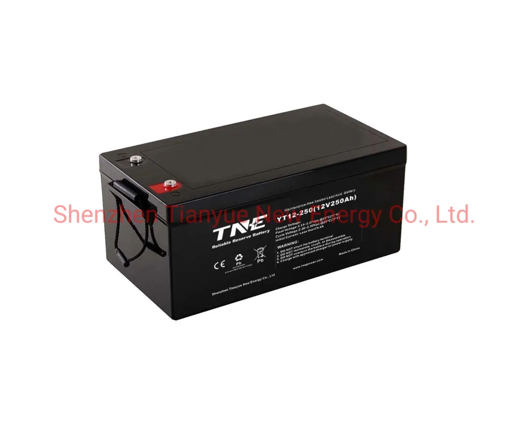 12V 250ah Lead Acid AGM Deep Cycle Solar Inverter Battery