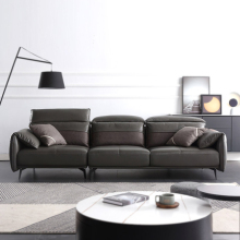 High quality leather sofa set couch living room