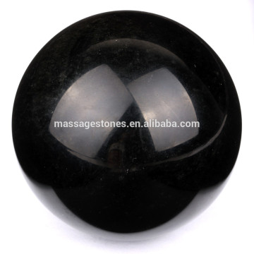 Craved 30mm 100mm polished black gems ball