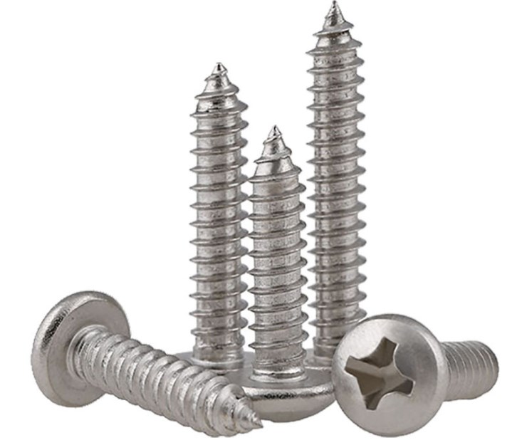 ສະແຕນເລດ 304 Philip Screws screw ການປາດຢາງດ້ວຍຕົນເອງ