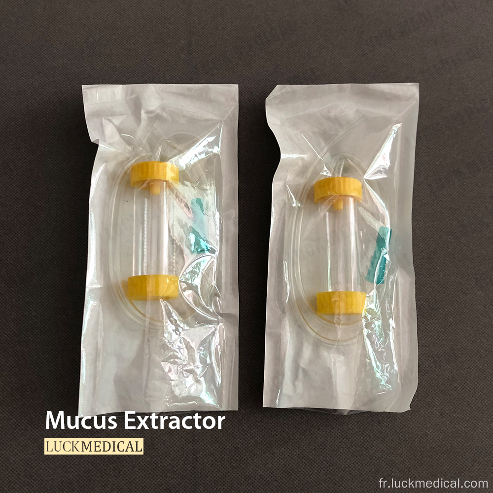 Extracteur de mucus en plastique jetable