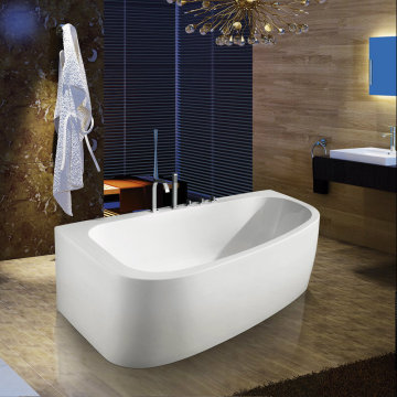 Acrylic Freestanding Baths Back to Wall Corner Bathtub Hot Tub