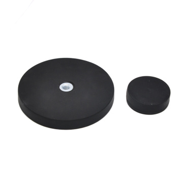 Rubber Pot Magnet Round Base Magnets