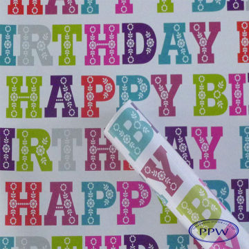 Brithday Theme custom Rolling Papers Wrapping Paper Supplier