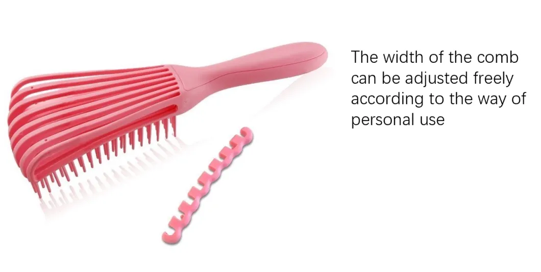 Pink Curly Detangling Curly Hair Brush