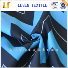 Lesen Textile geometric print fabric for beddings peach skin