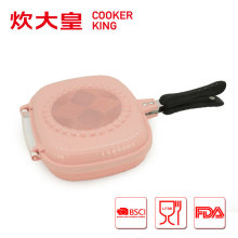 hot sale die casting aluminium double sided grill pan