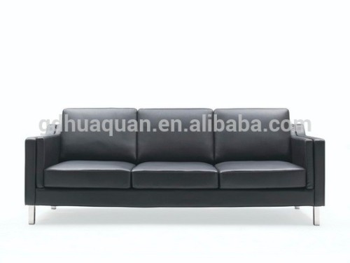 modern leather sofa with simple design