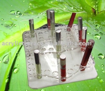 Clear Plexiglass Lipsticks Countertop