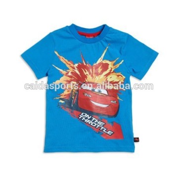 "ON THE THROTTLE" teenage boys o-neck tee shirts