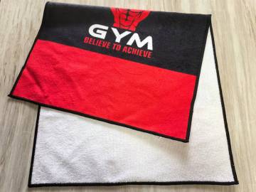 custom cotton blend microfibre sports towel