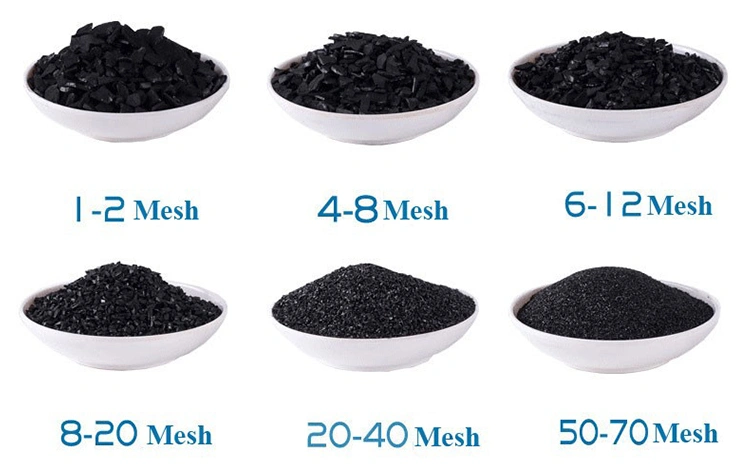 6X12 Mesh Granular Coconut Shell Activated Carbon Gold Recovery with 25kg Package