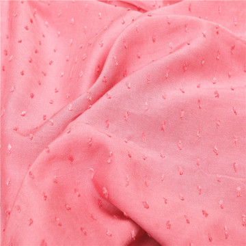 Fashional Jacquard Cut Flowers Dyed Yarn Rayon Fabric