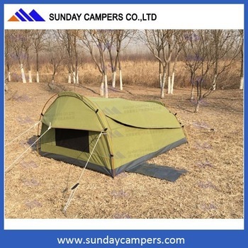 Factory sale canvas fabric outdoor camping tent