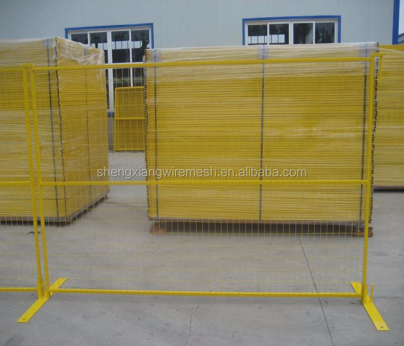 Canada Used Construction Site Temporary Galvanized Steel Fence