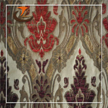 polyester chenille jacquard woven fabric