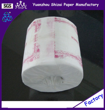 virgin pulp unbleached toilet paper in roll