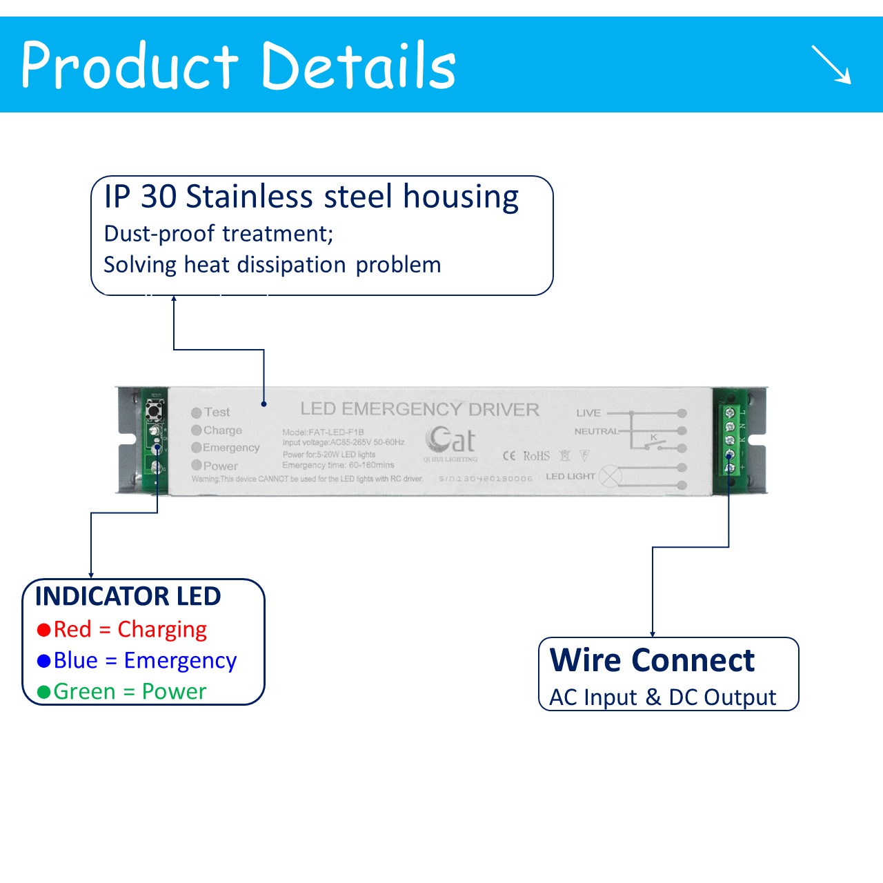 emergency battery backup