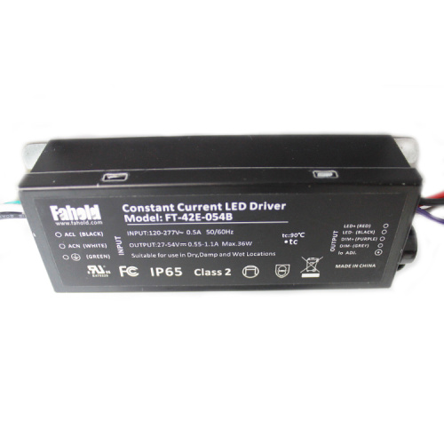 Metal Case 277Vac 42W Dimmable LED Drivers