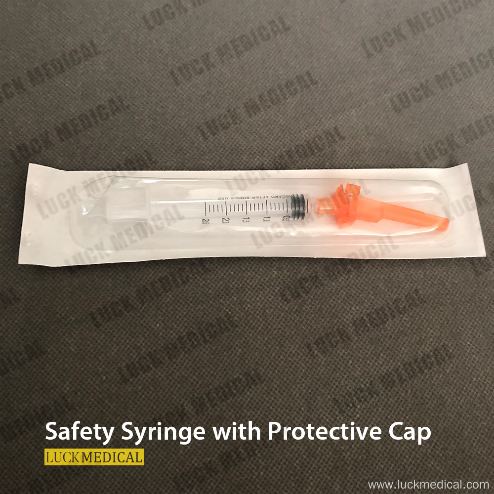 Safety Device Syringe with Safety Guard