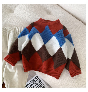 Autumn Diamond Sweater Kids Clothing Sweater