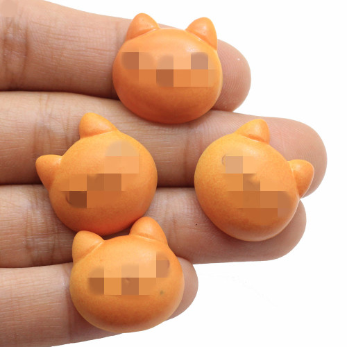 Resin Bear Head Cookies Επιδόρπιο Επίπεδη πλάτη Cabochon Μινιατούρα Τρόφιμα Είδη Τέχνης Διακόσμηση Γούρι