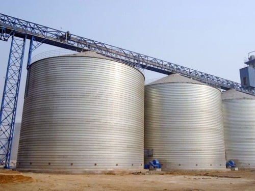 2000 Ton Majelis Bergelombang Butir Silo