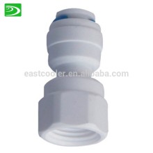 Plastic quick connecting water fittings