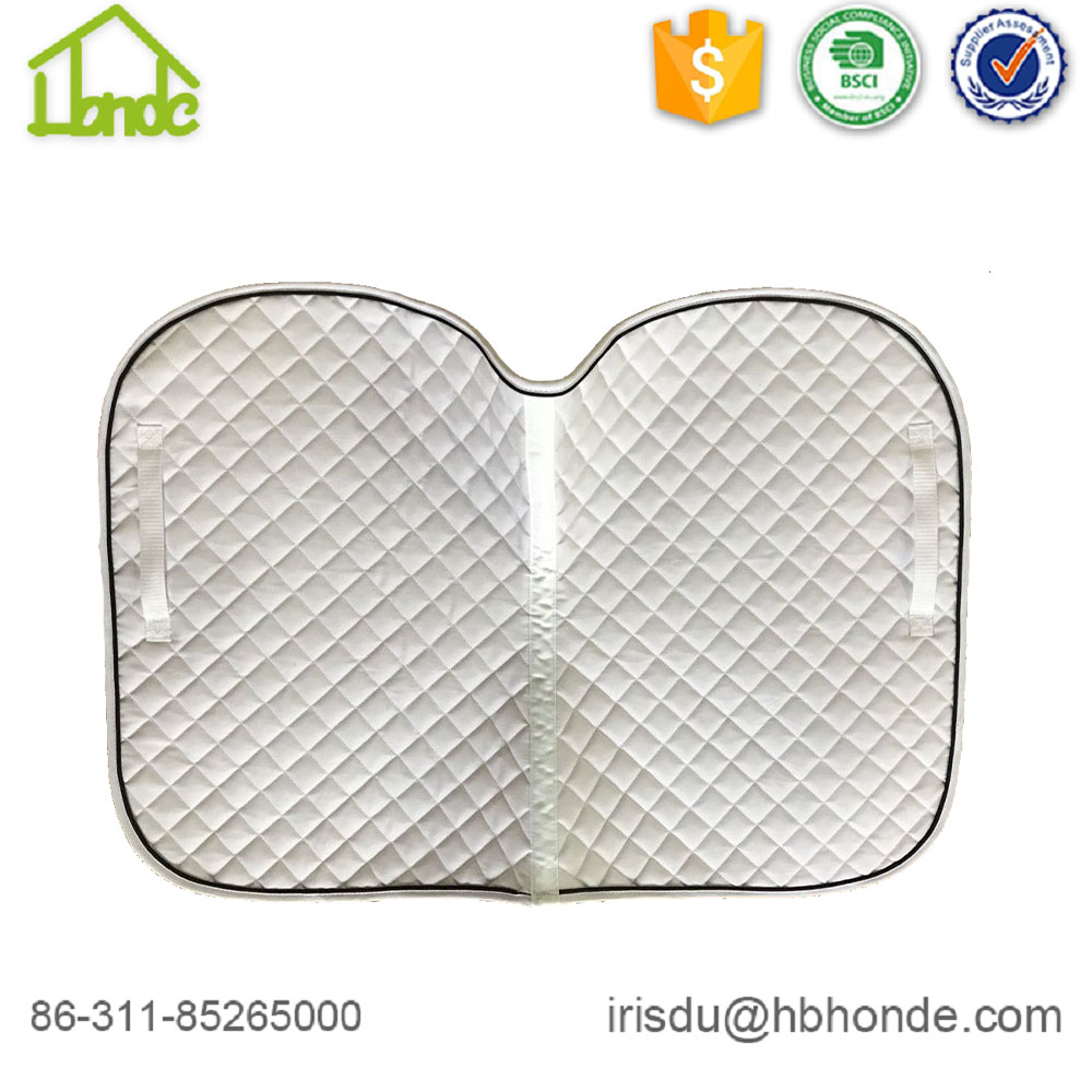 Equine Oblique White Saddle Pads