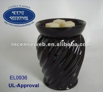 Black custom Candle Warmers with UL-Approval