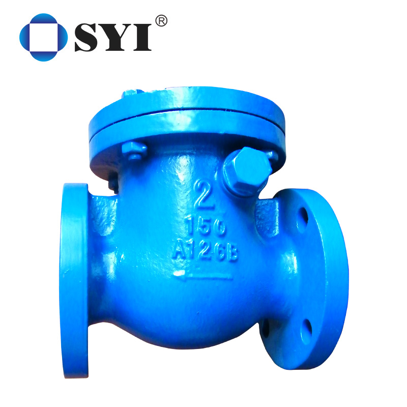 Swing check valve ductile iron anechoic check valve