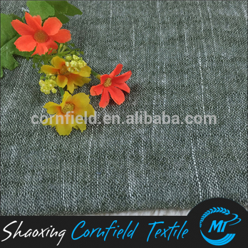 FASHION LINEN / COTTON YARD DYED SLUBBED FABRIC