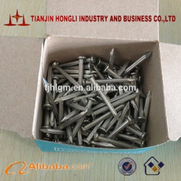 40mm galvanized Concrete Nails with grooved shank