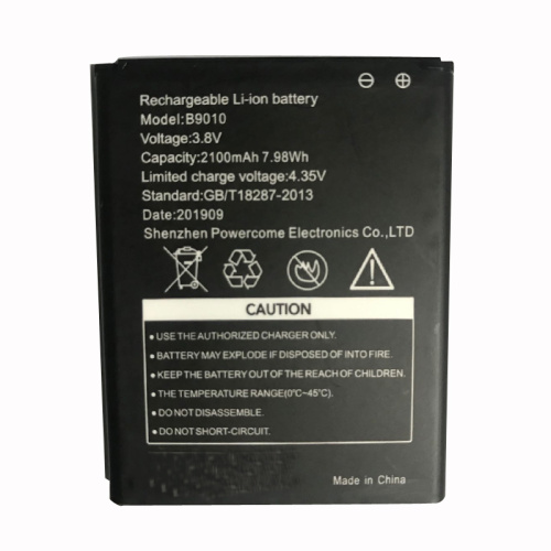 Batteria ricaricabile agli ioni di litio 3,8 V 2100 mAh 7,98 Wh