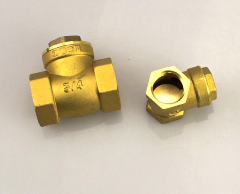 Brass Copper Horizontal Type check valve, non-returning valve for water pump