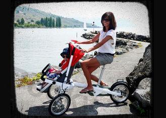 Eco-friendly Red Bicycle Baby Carriers , Stable Child Bike