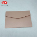 Shine Pink Wedding Invitation Card Holder Custom Envelope