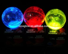 dia 6.5cm magic bouncy glow ball outdoor