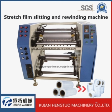 Semi Automatic Stretch Film Slitting and Rewinding Machine