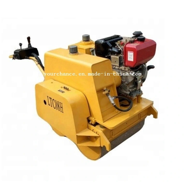 Hot Sale Ltc08h 800kg Asphalt Roller Walking Behind Hydraulic Vibratory Mini Road Roller Compactor