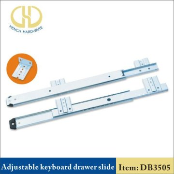 Adjustable Keyboard Ball Bearing Drawer Slide