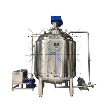 Food Grade Stainless Steel Vacuum Mixing Tank with Frame Agitator