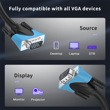 24 +1 Male To Male Video Vga Cable