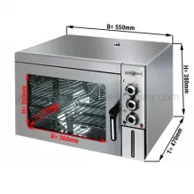 High Quality 10L Mini Convection Steam Oven White Pizza Oven Mini Toaster Oven