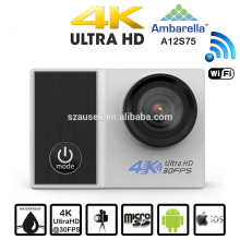 Ambarella A12 IMX 117 with remote Real action cam Ultra HD 4K 30fps / 1080P 120fps Ambarella action camera A12