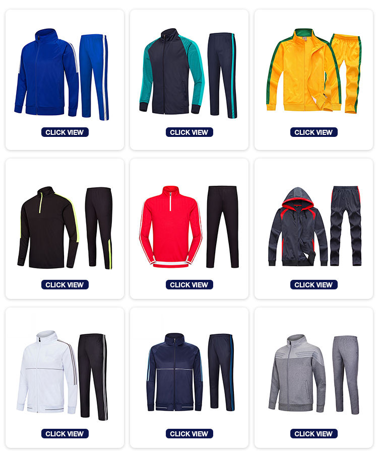 Custom Deportes Hombres Entrenamiento Jogging Chaqueta Llano Fútbol Equipo Chaqueta Chaqueta Chaqueta Negro y Rojo