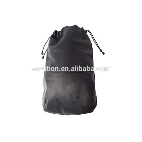 pu leather mens sling backpack