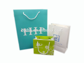 Hot sell luxury Paper logo printing bags