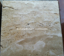 Travertine Tiles with Transparent Filled